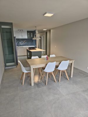 wooden dining table